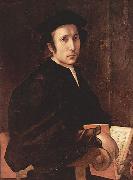 Jacopo Pontormo Portrat eines Musikers painting